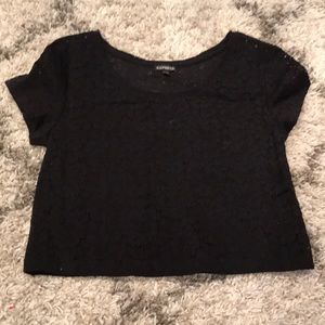 Express Lace crop top